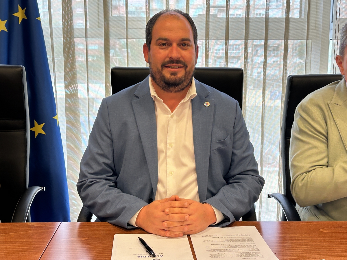 El alcalde de Los Alcázares, Mario Ginés Pérez Cervera.