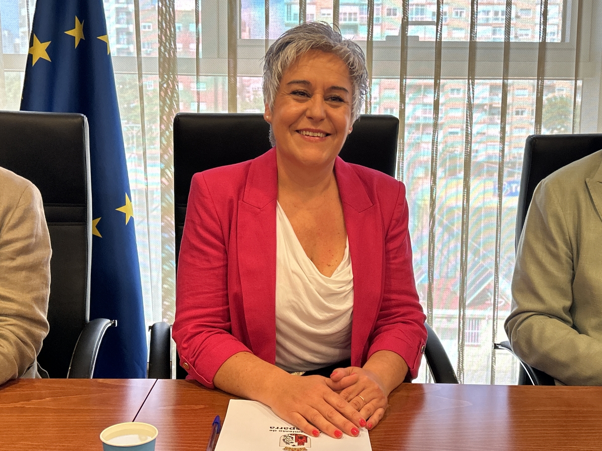 La alcaldesa de Calasparra, Teresa García. 