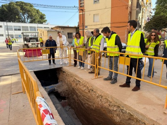 Renovado en la Fuensanta el alcantarillado de 7 calles, una red con más de 70 años y problemas estructurales