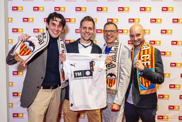 TM Grupo Inmobiliario y el Valencia CF promocionan conjuntamente el estilo de vida mediterráneo con una Watchparty VIP Experience en Berlín