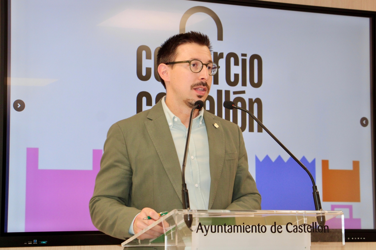 El concejal de Comercio y Consumo de Castelló, Alberto Vidal.