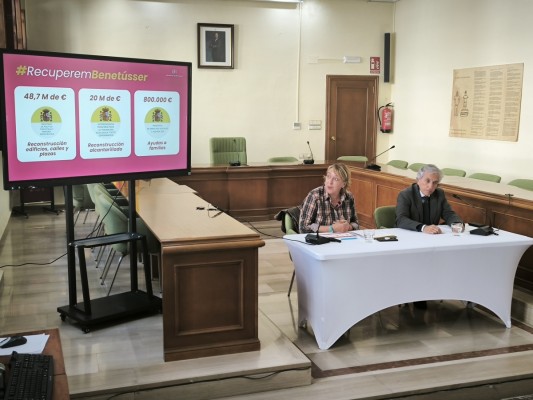 Benetússer actualiza los datos de la reconstrucción tras la Dana en una jornada abierta a la ciudadanía