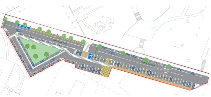 Alcoy reurbanizará la calle Joan Fuster: 95 plazas de aparcamiento y una mejor movilidad peatonal