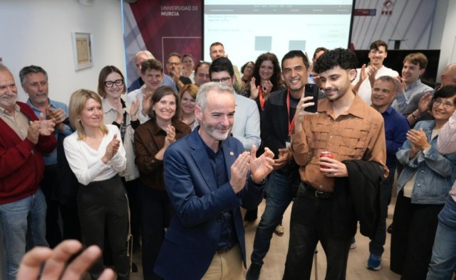 Samuel Baixauli logra el vuelco y se convierte en el nuevo rector de la Universidad de Murcia