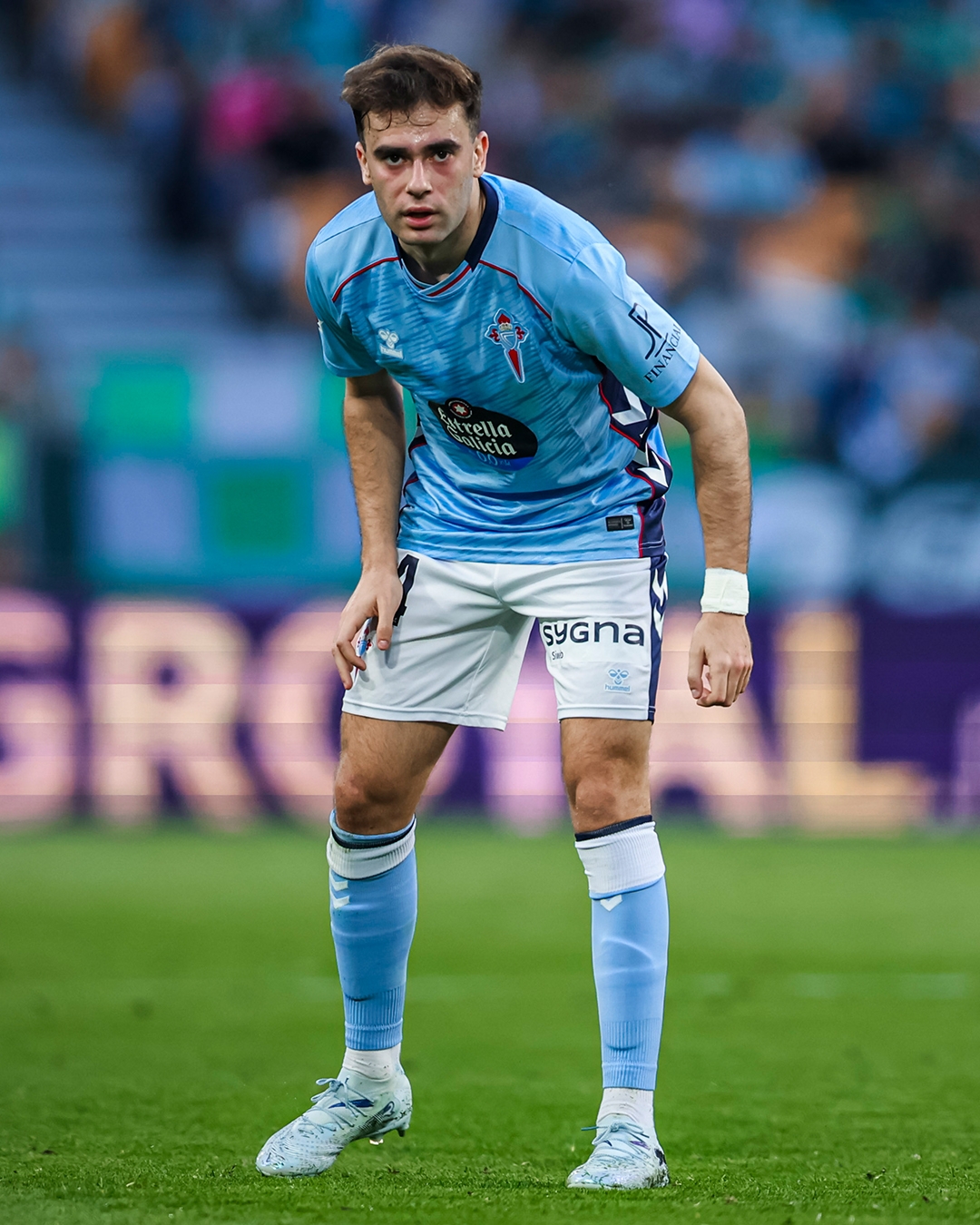 Álvaro Núñez en su debut como celeste