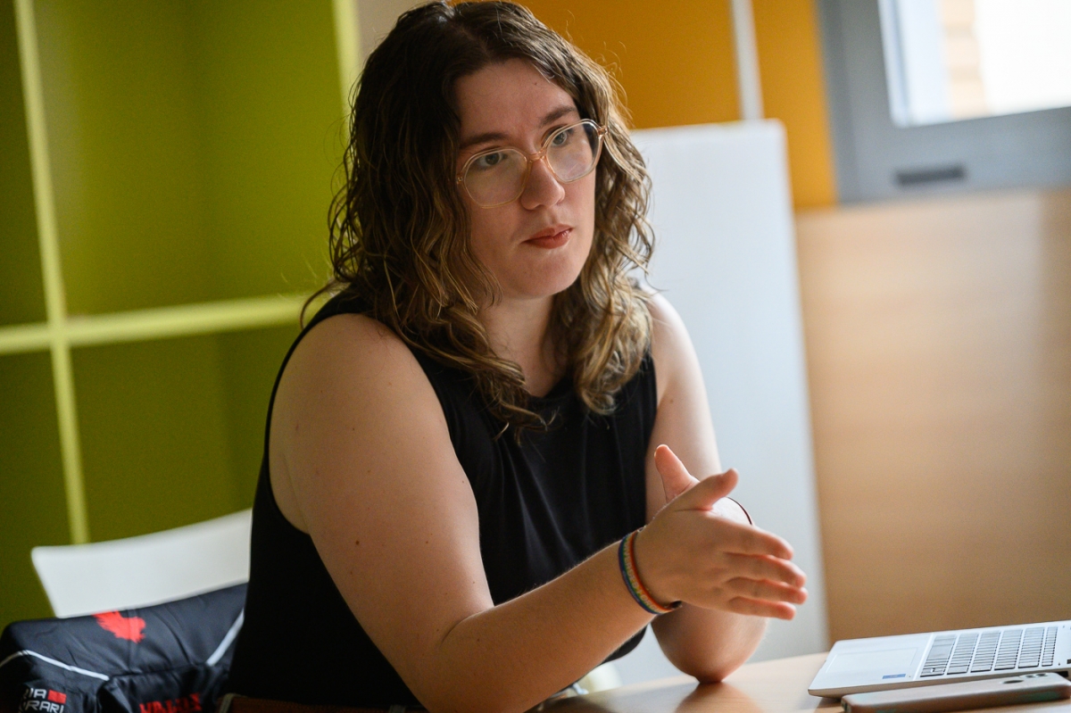 Noelia Rojas, presidenta del Consell de la Joventut de València. - Foto: KIKE TABERNER Noelia Rojas, presidenta del Consell de la Joventut de València.