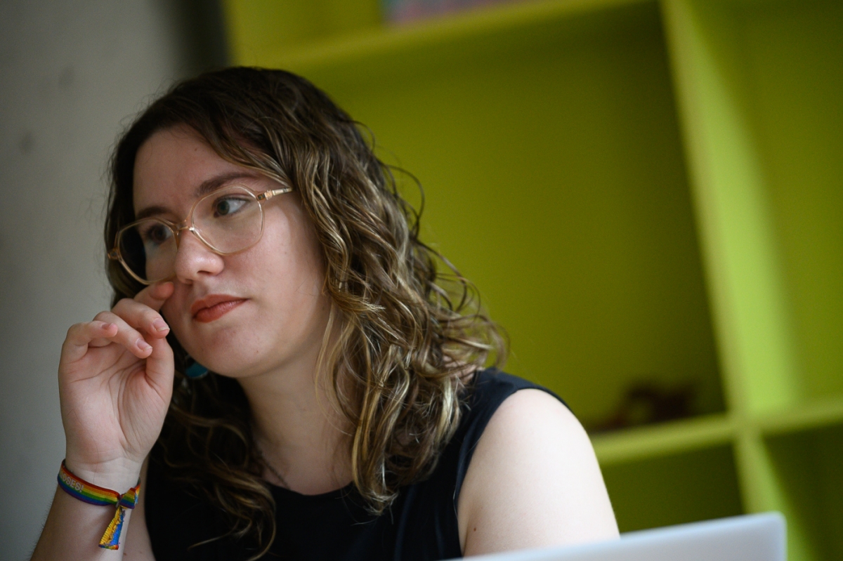 Noelia Rojas, presidenta del Consell de la Joventut de València. - Foto: KIKE TABERNER Noelia Rojas, presidenta del Consell de la Joventut de València.