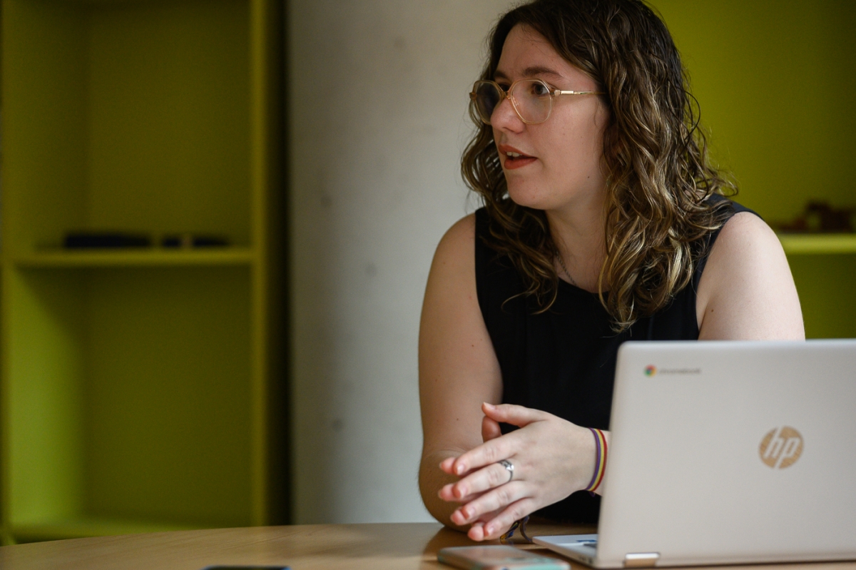 Noelia Rojas, presidenta del Consell de la Joventut de València. - Foto: KIKE TABERNER Noelia Rojas, presidenta del Consell de la Joventut de València.