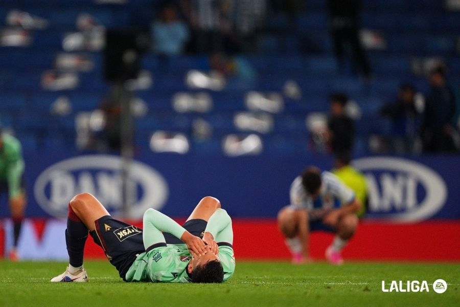 Final del partido RCD Espanyol - Levante UD jornada 32.