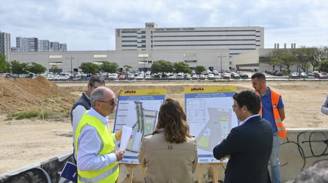 La urbanización del entorno del hospital La Fe de València terminará en Navidad