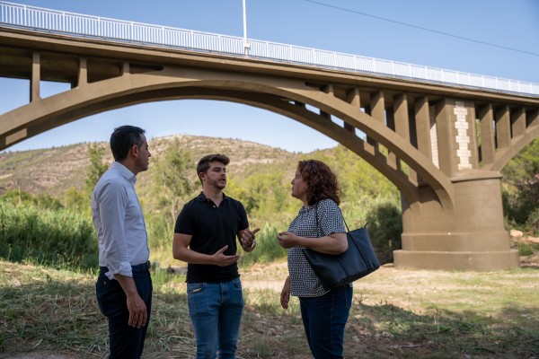 El Consell invierte 575.000 euros en renovar el puente de la CV-194 sobre el río Mijares en Fanzara