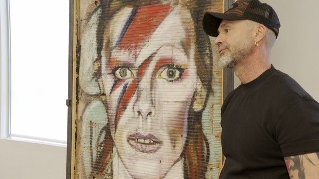 Jesús Arrúe pintará a Bowie en directo en el homenaje '10 años sin Bowie