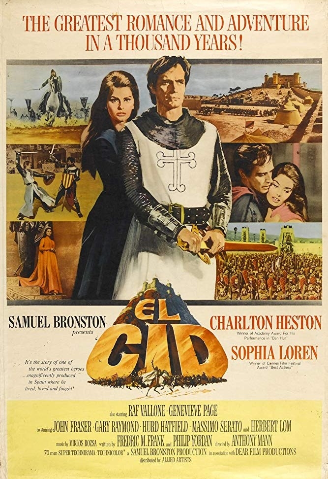 Cartel original de El Cid