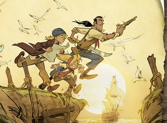 El 'abordaje' editorial de Munuera: el dibujante lorquino reúne el universo pirata de 'Los Campbell' en un volumen integral