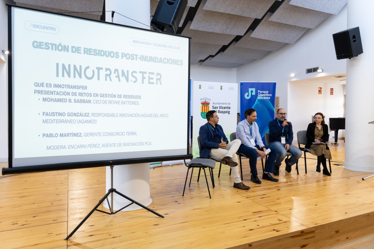El PCA organiza un nuevo Innotransfer para dar respuesta al reto de Aguas de Alicante sobre energía y agua