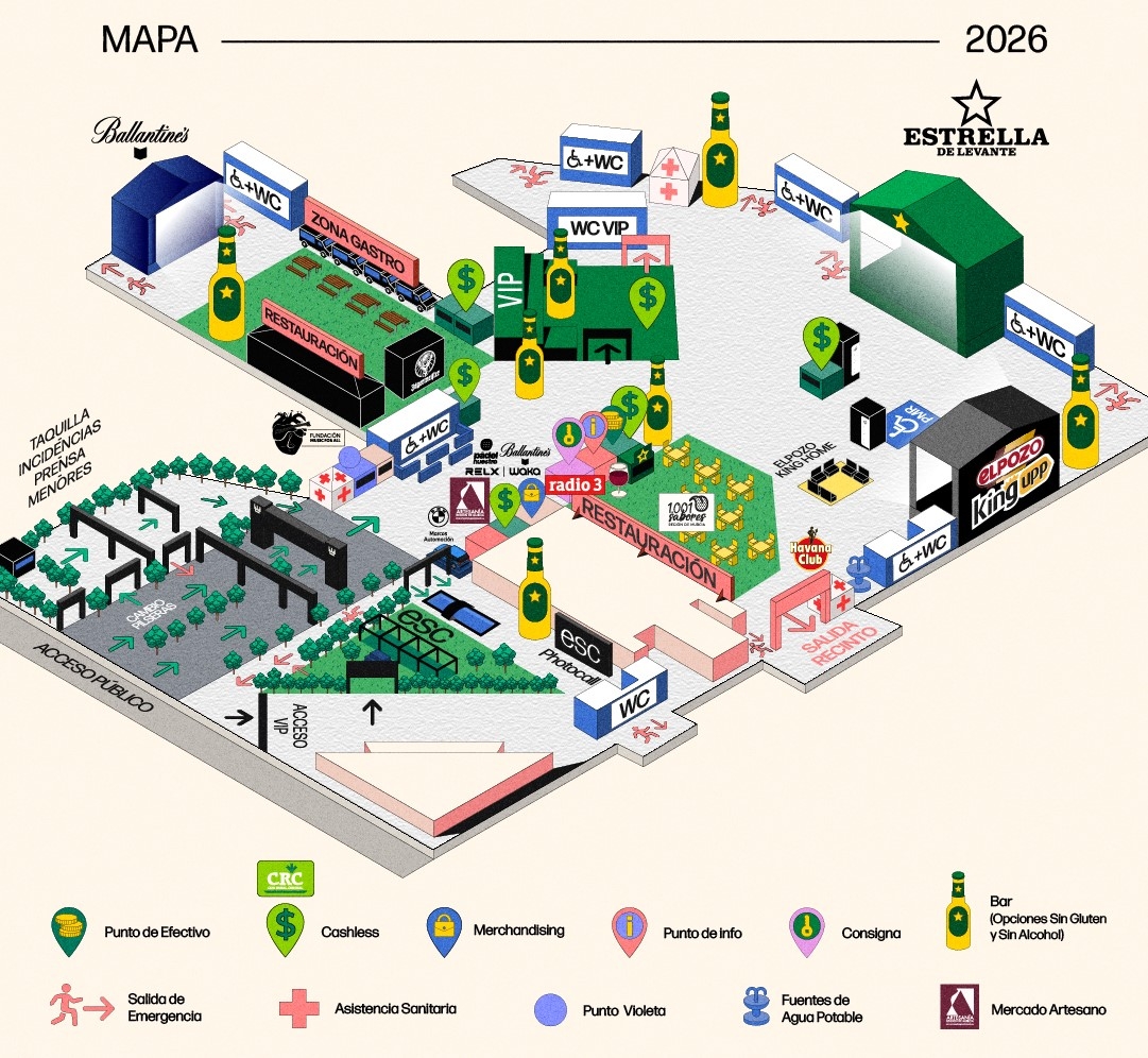 Mapa Warm Up 2026
