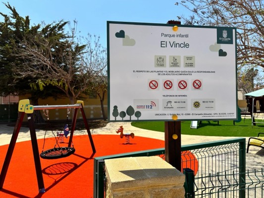 El Campello reabre el parque infantil de El Vincle tras su renovación integral