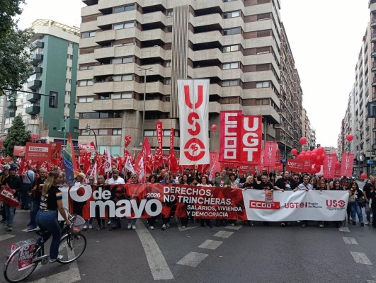 La Región sale a la calle el 1 de mayo con el lema 'Derechos, no trincheras. Salarios, vivienda y democracia'