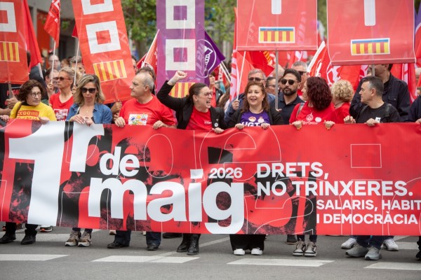 La marcha de 2026 por el 1 de mayo en Alicante, en imágenes 