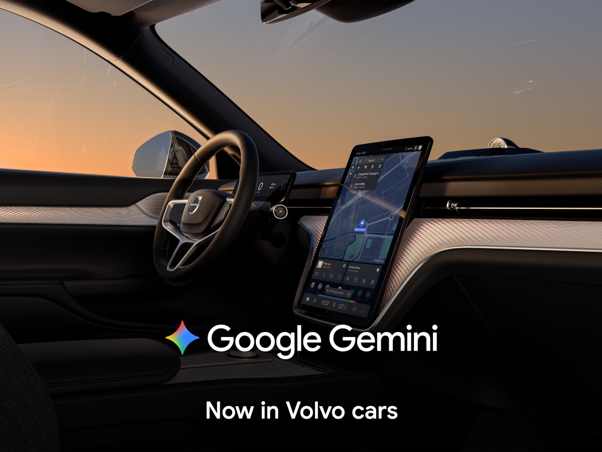 Los coches Volvo ahora con Google Gemini