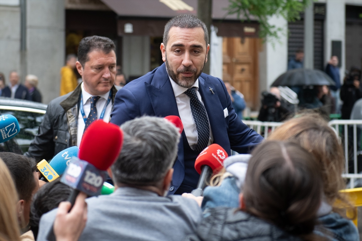 El empresario Víctor de Aldama a la llegada al tribunal. 