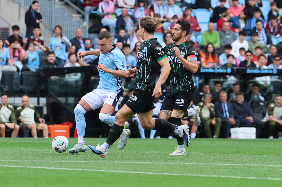 Ferrán Jutglà fue uno de los mejores del Celta de Vigo