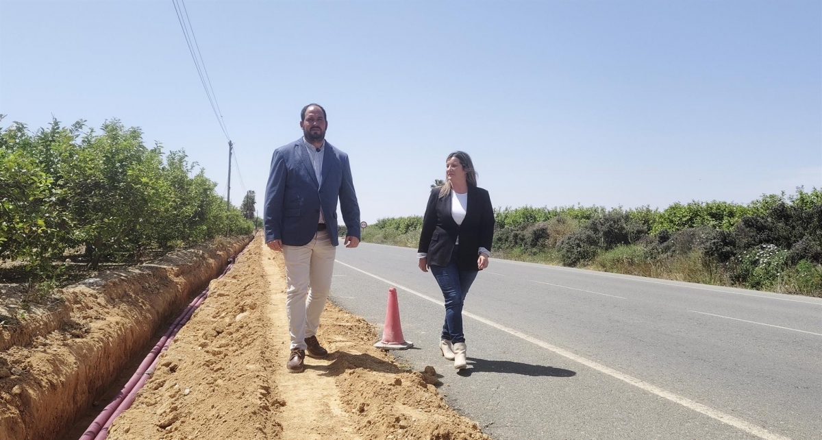 Los Alcázares comienza las obras del tramo 3 del carril bici que conectará el municipio con San Javier