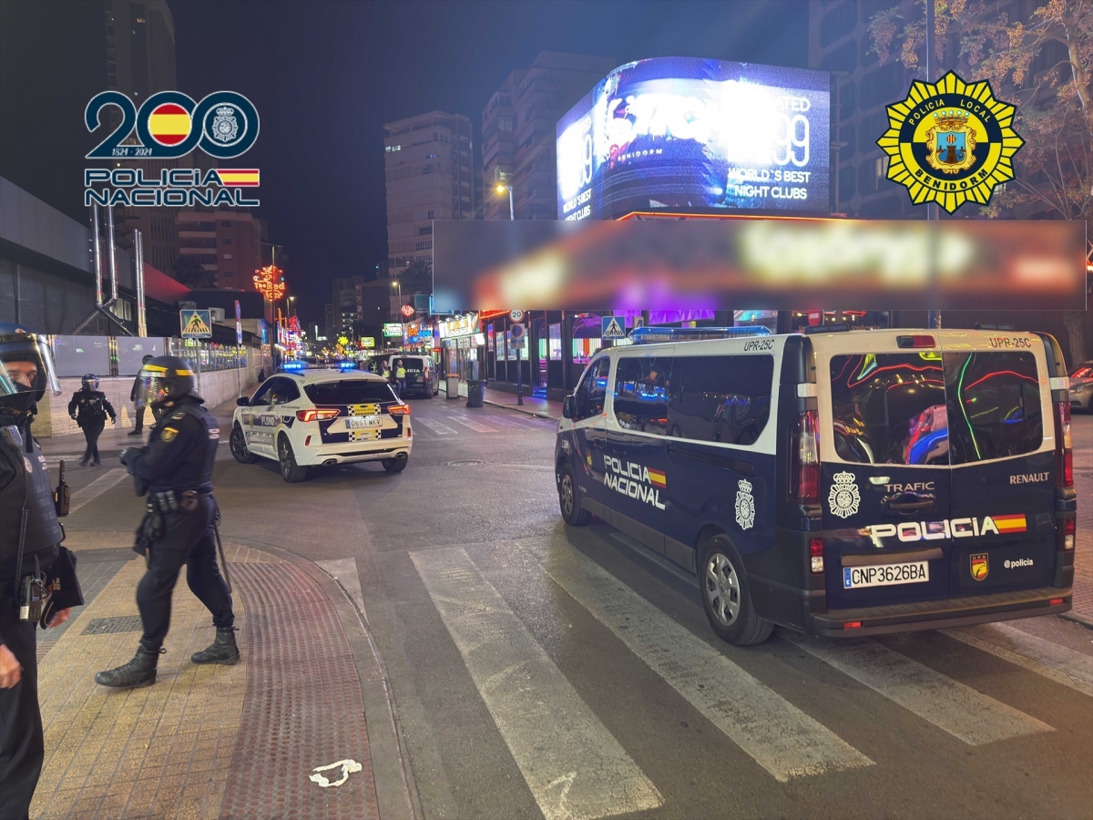 Macrooperación en locales de ocio de Benidorm: detenidos dos hermanos empresarios; y otros dos hermanos 'vigilantes'