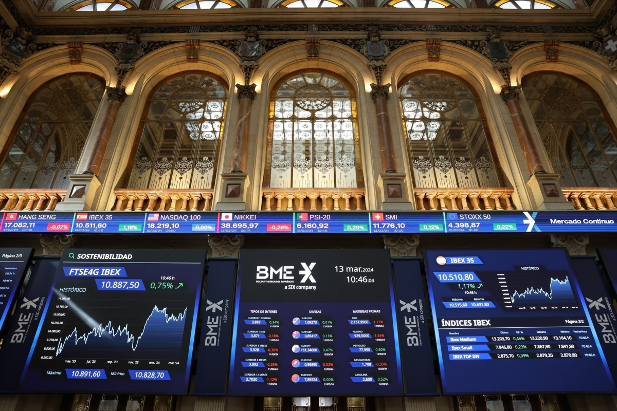 La Bolsa española negoció 43.648 millones de euros en abril, un 15,2% más