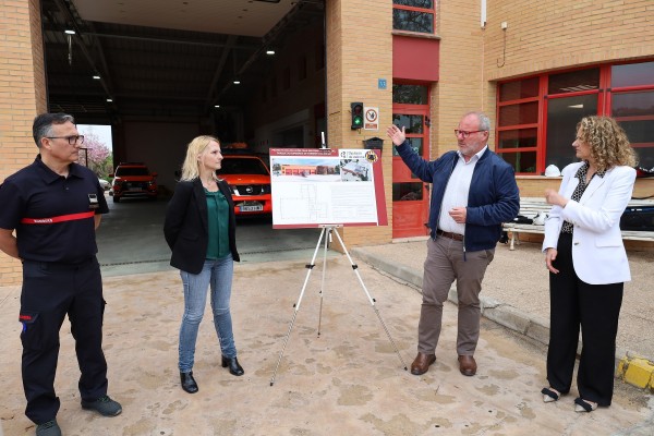 El Consorcio de Bomberos inicia las obras de reforma integral del Parque de Torrent