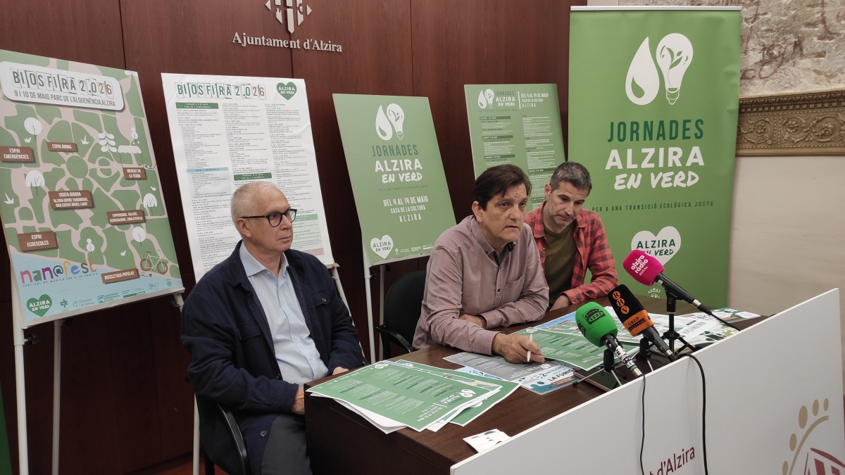 Alzira celebra la tercera edició de les Jornades Alzira en Verd i la Biosfira 2.0