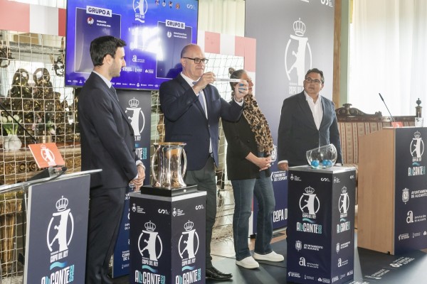 Alicante 'abraza' la fase final de la Copa del Rey de Balonmano con el sorteo de los cruces