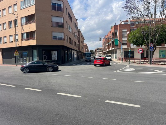 Primer día sin camiones pesados en el tramo urbano de Santomera