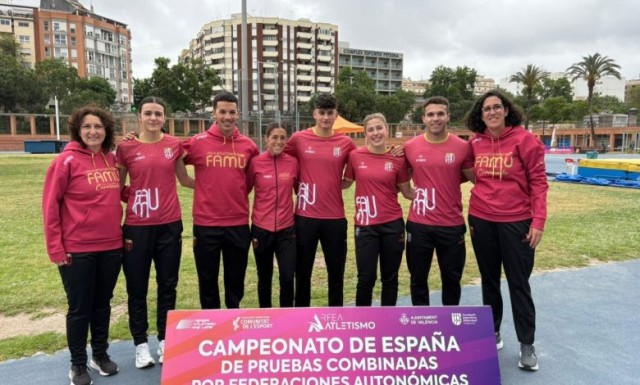 La FAMU ocupa el séptimo puesto en el Nacional de pruebas combinadas en Valencia