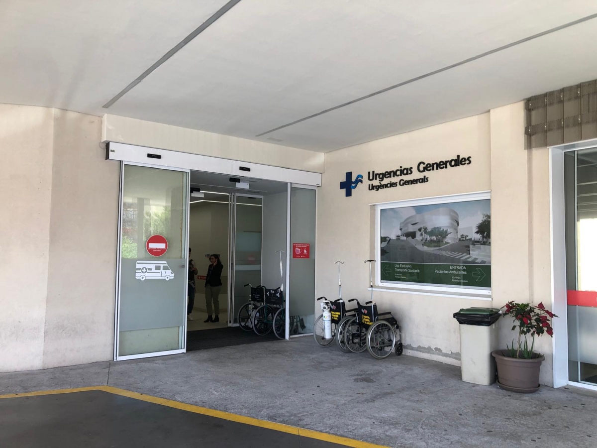 El acceso al área de Urgencias del Doctor Balmis de Alicante.