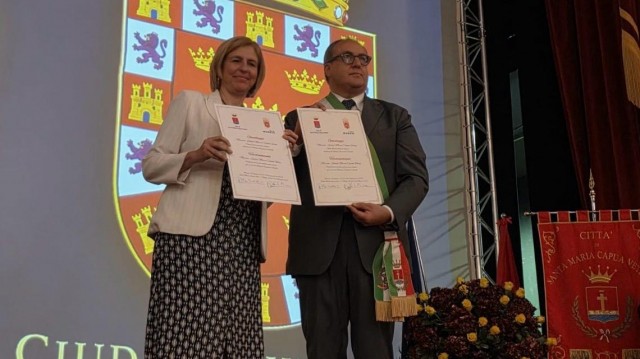El legado de la familia Salzillo estrecha el vínculo entre Murcia y Santa Maria Capua Vetere: el hermanamiento se renueva en Italia