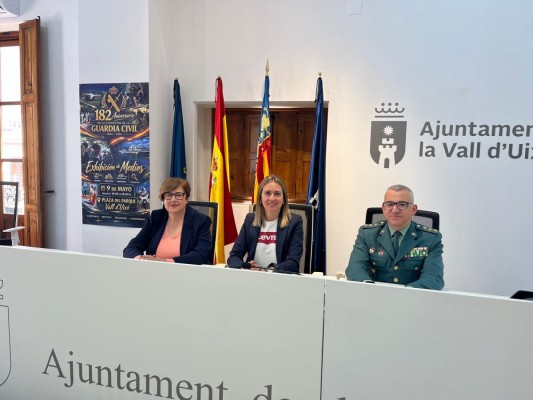 La Vall d'Uixó acogerá los actos provinciales del 182 aniversario de la fundación de la Guardia Civil