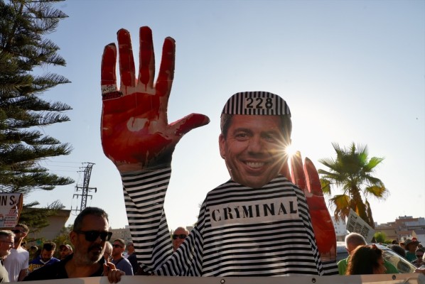 Convocada una nueva manifestación con el lema 'Mazón a presó' el sábado 30 de mayo