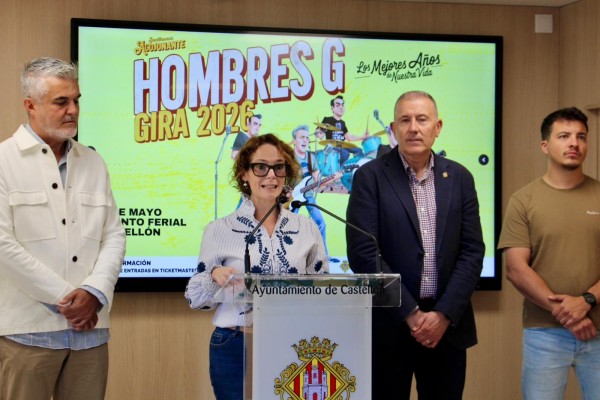 Los Hombres G desembarcarán con su gira internacional en el Refeyme de Castelló el próximo 23 de mayo