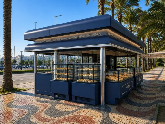 Así será el nuevo quiosco de La Explanada de Alicante que dará nueva vida al antiguo 'Peret'