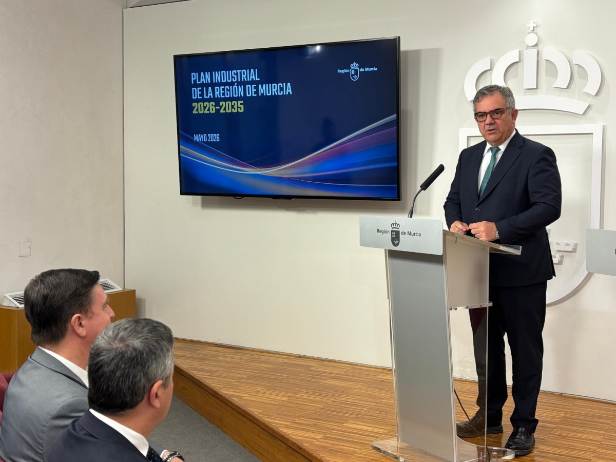 La Región de Murcia activa el Plan Industrial e invertirá 1.730 millones para alcanzar los 100.000 empleos en 2035