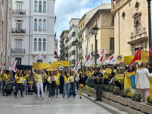 Las escuelas infantiles protestan para tener menos ratios, más recursos y salarios dignos