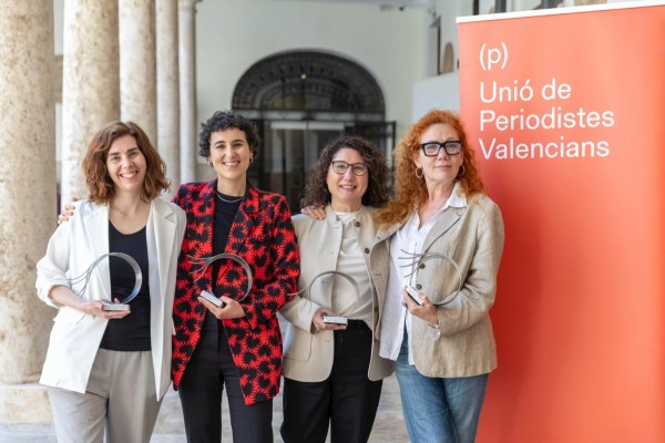 Seis mujeres periodistas, Premis Llibertat d'Expressió 2026 de la Unió de Periodistes