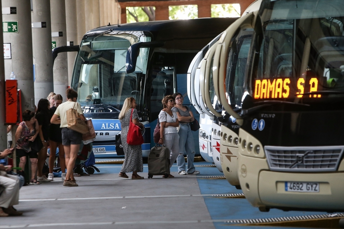 Imagen de archivo de una estación de autobuses.