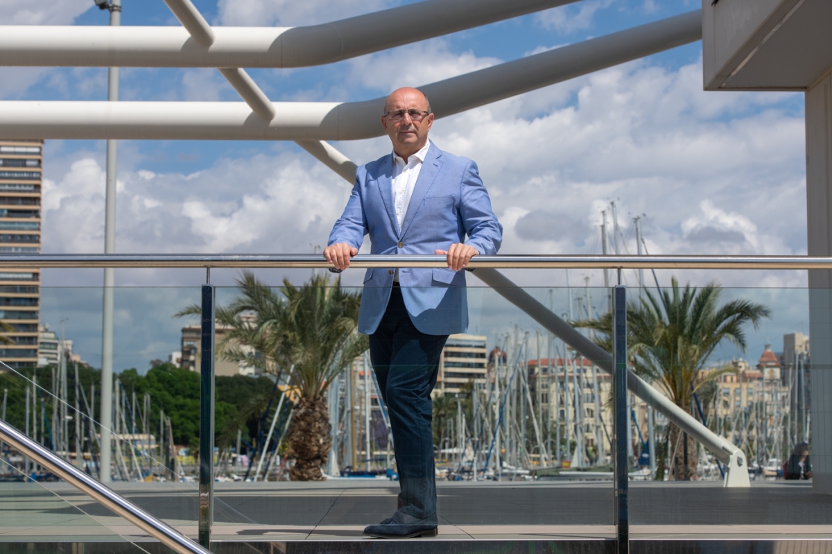 Juan José Cortés, director general de Innovación, en Alicante.