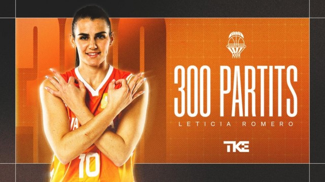Leticia Romero se convierte en la segunda jugadora en alcanzar los 300 partidos en el club