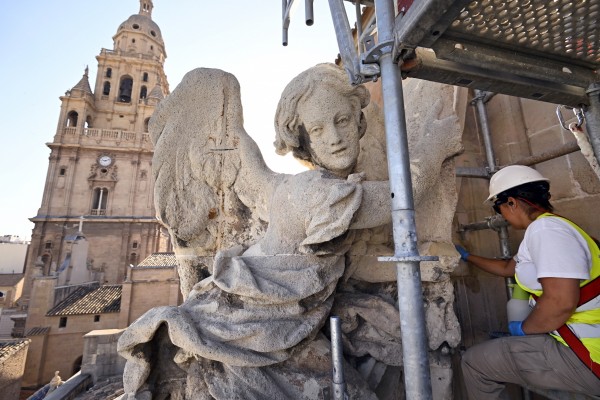 La restauración del imafronte de la Catedral de Murcia catapulta a Hozono Global entre los finalistas del Premio de Rehabilitación de CNC