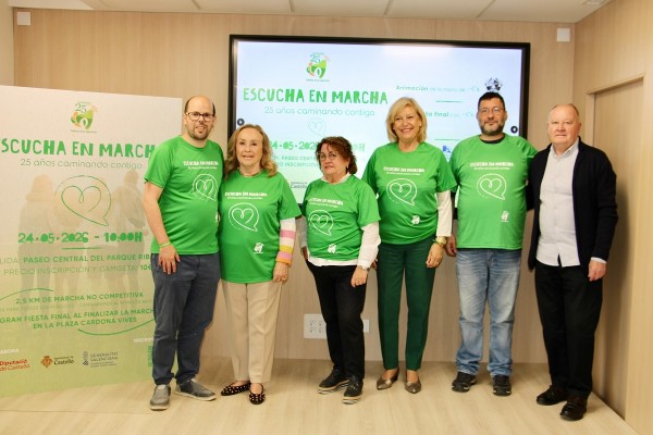 Castelló se suma al 25 aniversario del Teléfono de la Esperanza con una caminata solidaria el 24 de mayo