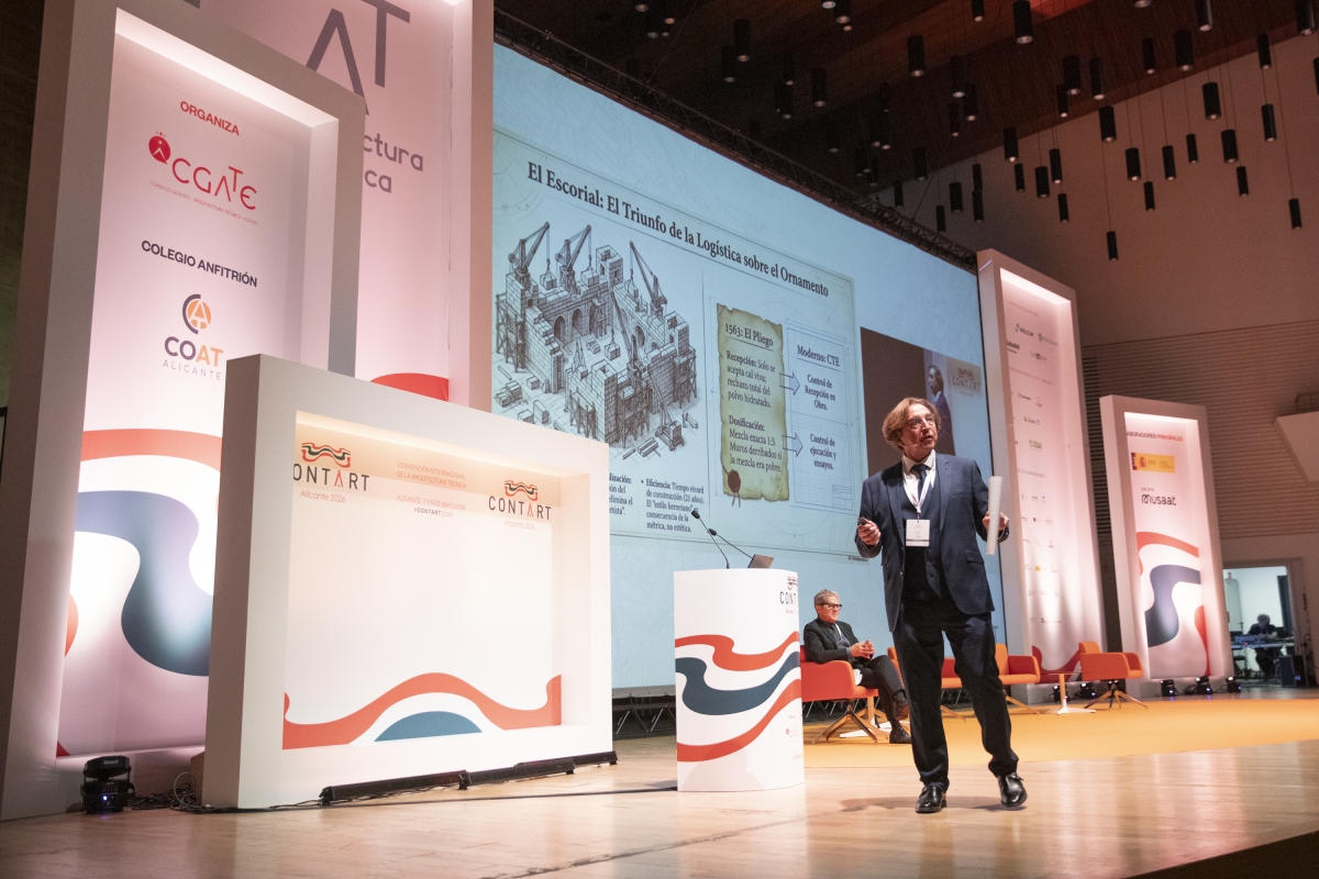 Un nomento del evento Contart.