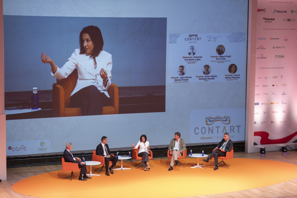 Un nomento del evento Contart.